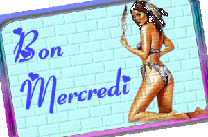 Gif animé Bon mercredi femme